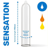 preservativi aromatizzati tropical 144pz pasante