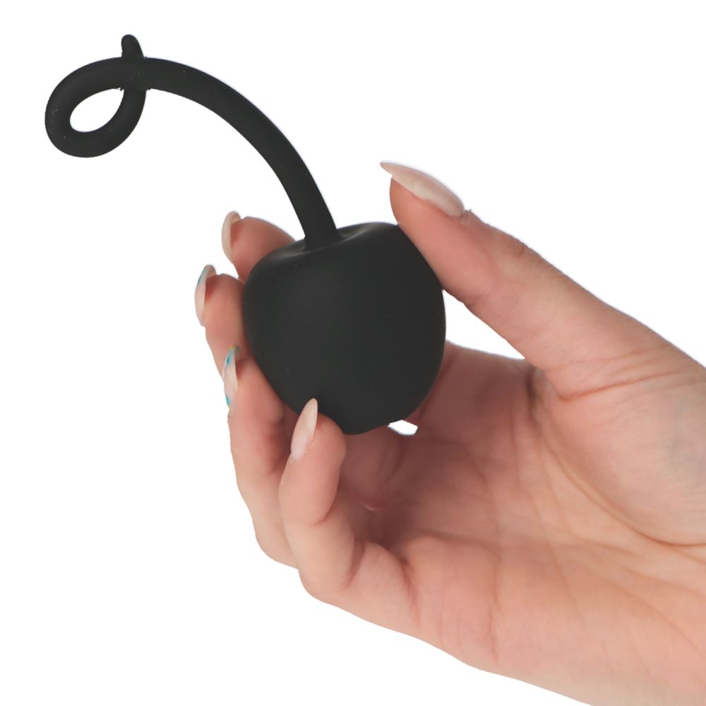 pallina vaginale my secret cherry nero toyz4lovers confronto con mano