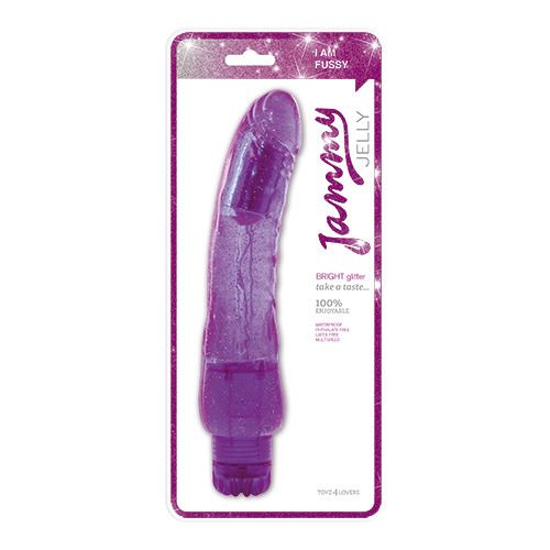 vibratore bright glitter purple toyz4lovers confezione