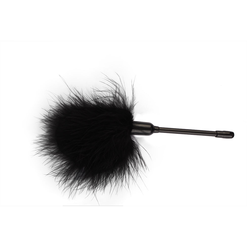 piumino pleasure feather tickler chisa dall'alto