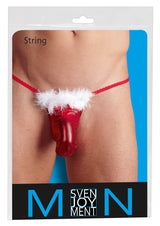 intimo uomo sexy christmas string taglia unica svenjoyment scatola