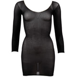 mini abito sexy dreamy nero sl mandy mistery