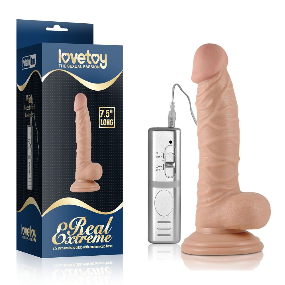 dildo vibe real extreme m lovetoy confezione