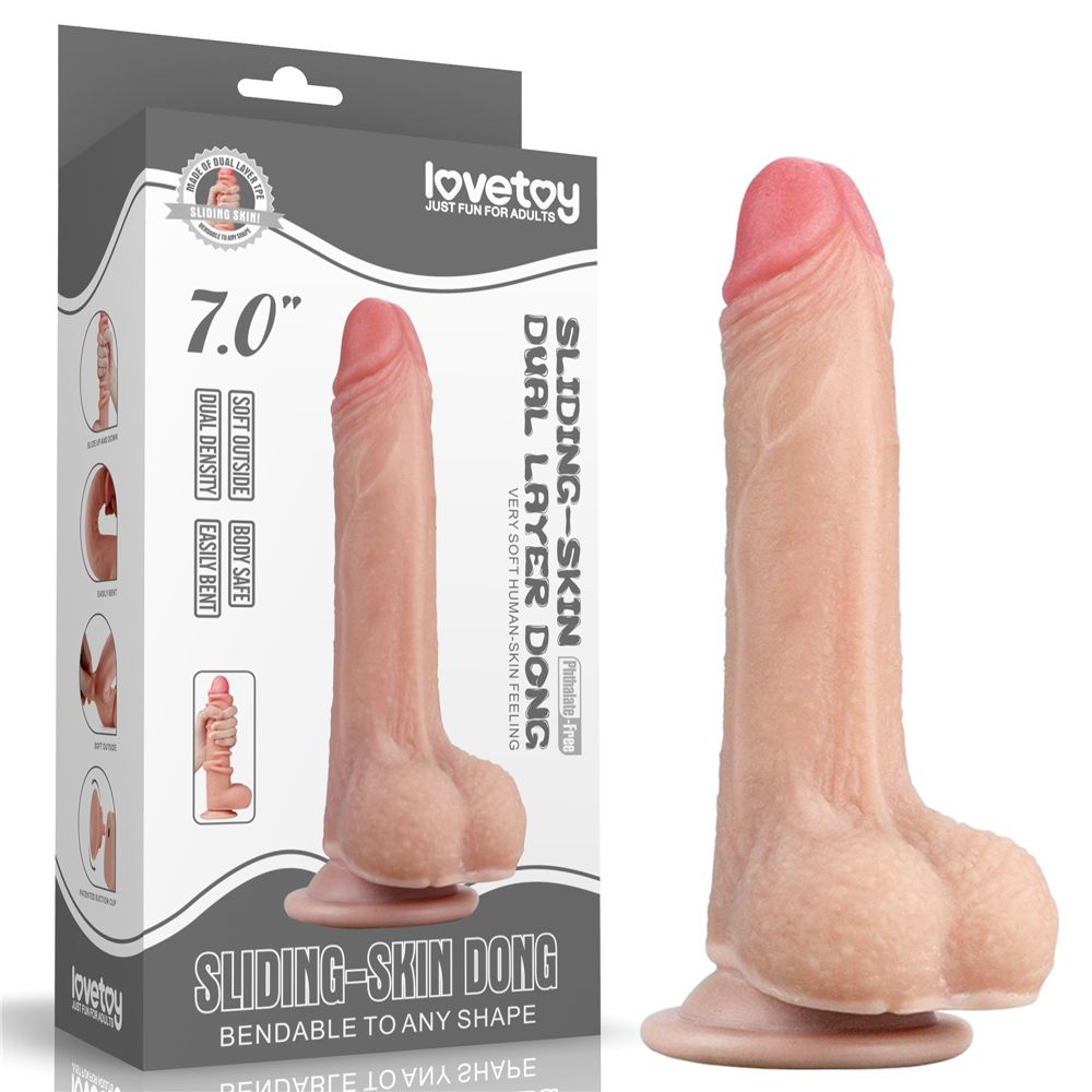 dildo sliding skin scatola
