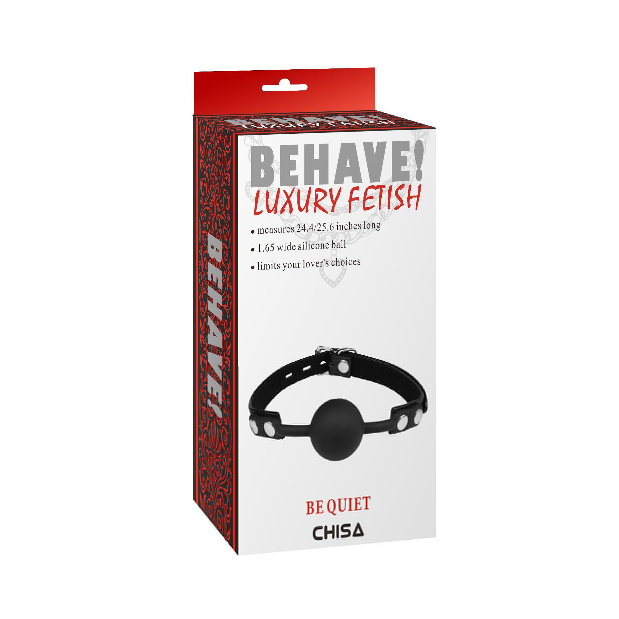 ball gag be quiet chisa confezione