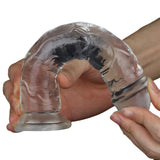 dildo realistico flawless clear lovetoy con mano