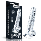 flawless clear dildo lovetoy scatola