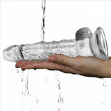 dildo realistico clear ball lovetoy con mano