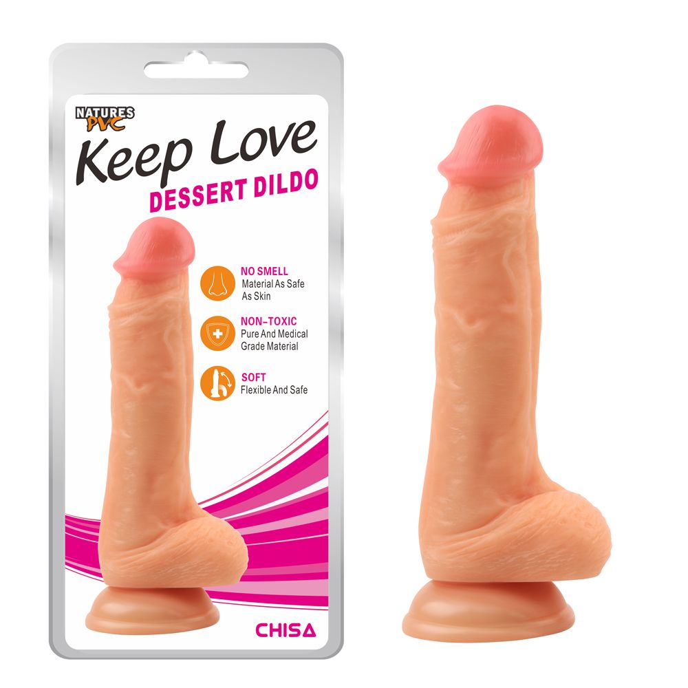 dildo realistico dessert rosa flesh chisa scatola
