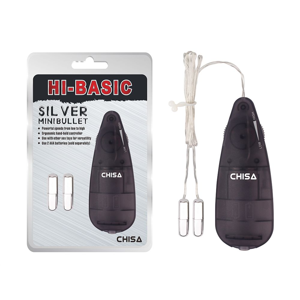 vibratore clitoride silver mini bullet ywins chisa scatola