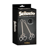 pinzette per capezzoli fetish fantasy heart chisa confezione