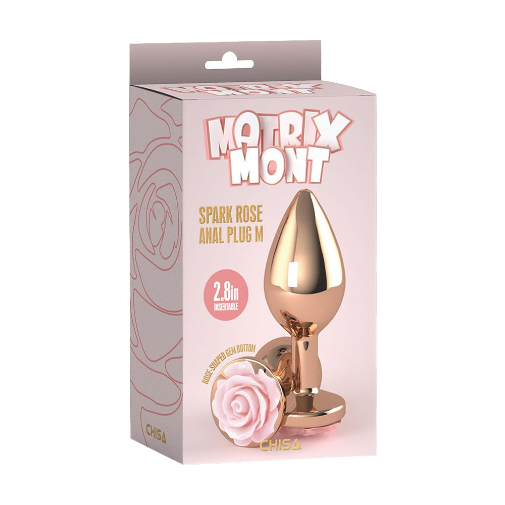 plug anale spark rose m chisa confezione