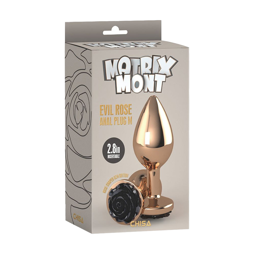 plug anale evil rose m chisa confezione