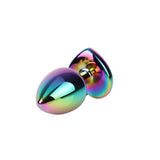 plug anale rainbow heart gem m chisa fronte