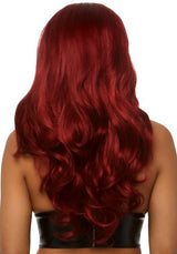 parrucca sexy long wavy wig rosso leg avenue retro