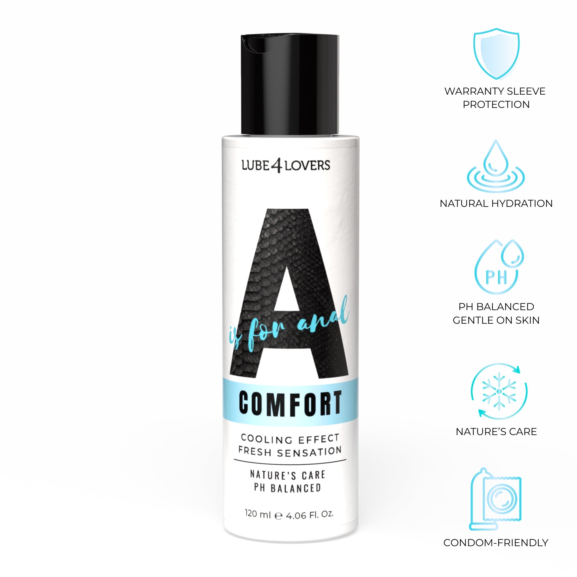 lubrificante anale a is for comfort 120ml lube4lovers
