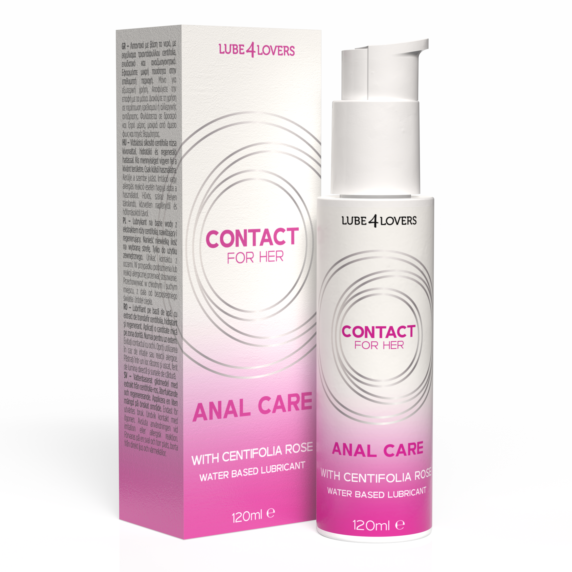 lubrificante anale anal care 120ml lube4lovers