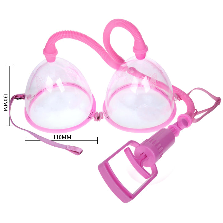 succhia capezzoli breast pump rosa trasparente baile