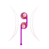 palline vaginali kegel tighten up 3 viola pretty love