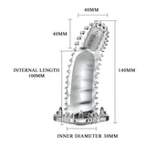 guaina e prolunga pene brave man trasparente baile