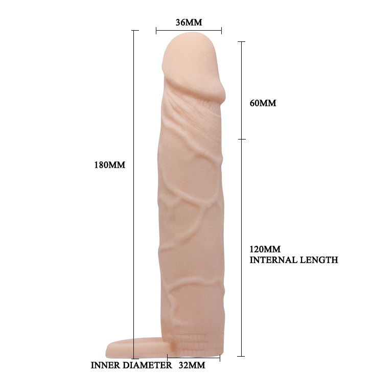 guaina e prolunga pene extenx large rosa flesh pretty love
