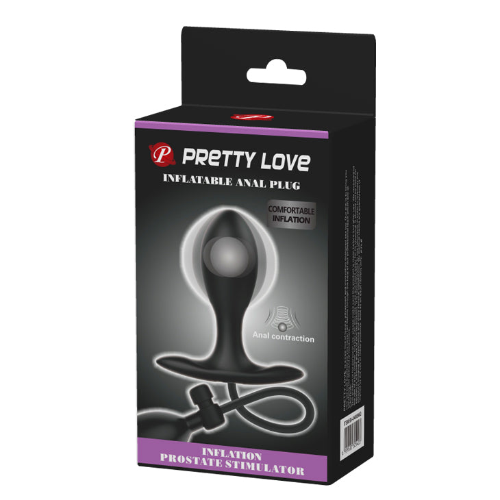 plug anale gonfiabile inflation nero pretty love nero