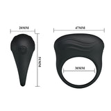 anello vibrante bertran nero pretty love