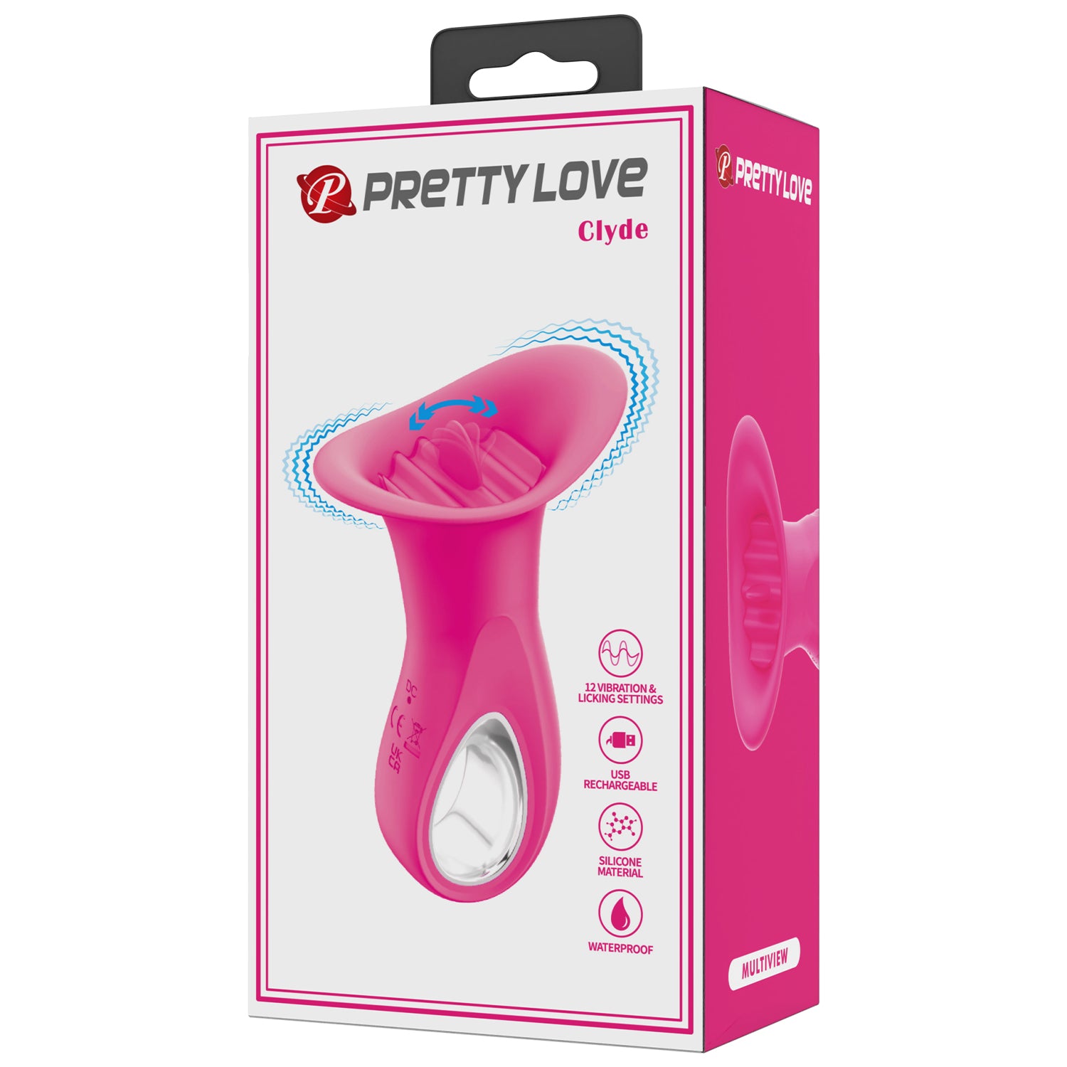 vibratore clitoride clyde fucsia pretty love