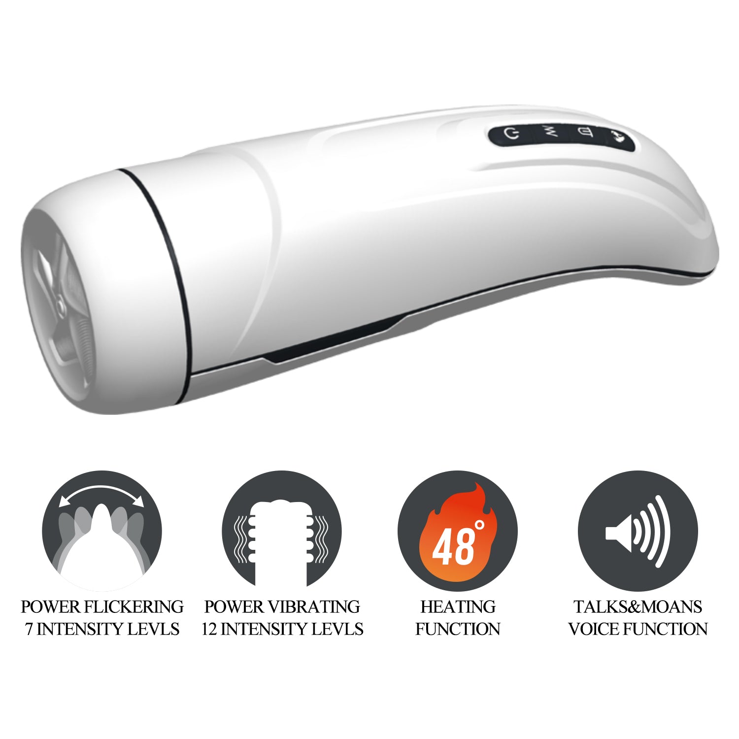 masturbatore automatico marissa bianco pretty love