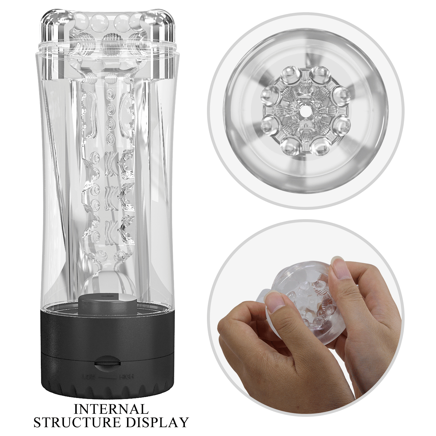 masturbatore automatico tamara trasparente pretty love