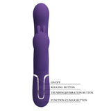 vibratore tripla stimolazione cammy viola pretty love