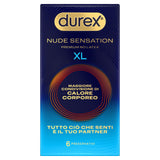 preservativi durex nude sensation xl 6pz