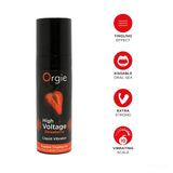 vibratore liquido high voltage fragola 15ml orgie