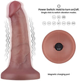 vibratore realistico power cock drill rosa flesh lovetoy