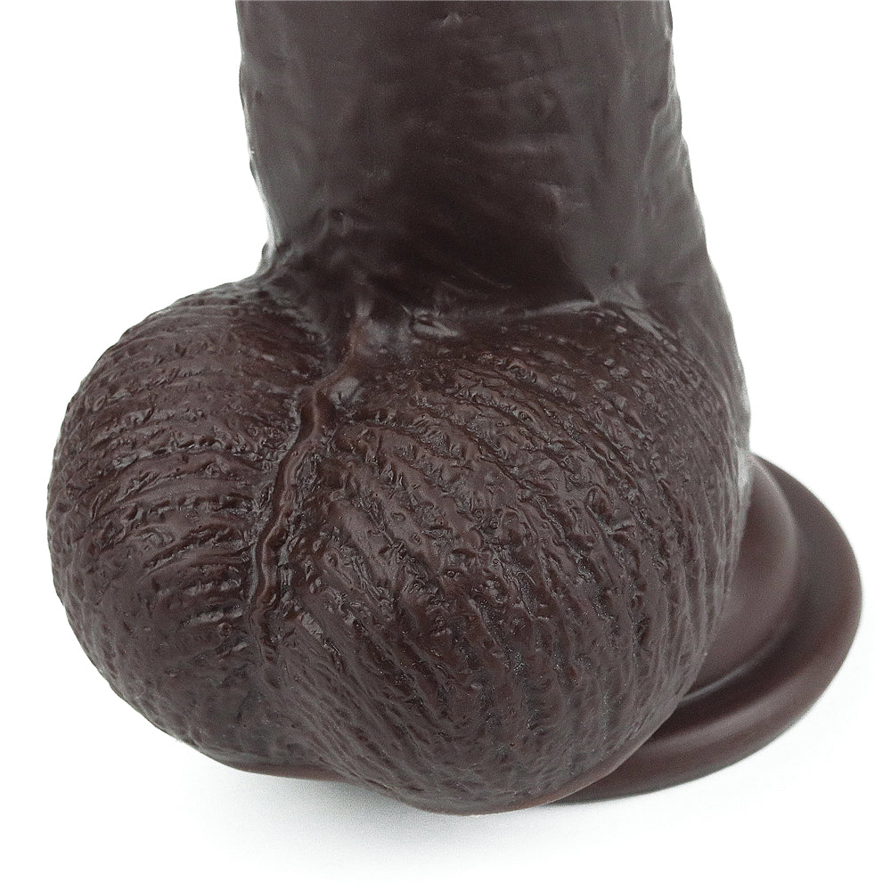 dildo realistico brownie marrone lovetoy dettaglio