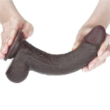 dildo realistico brownie marrone lovetoy con mano