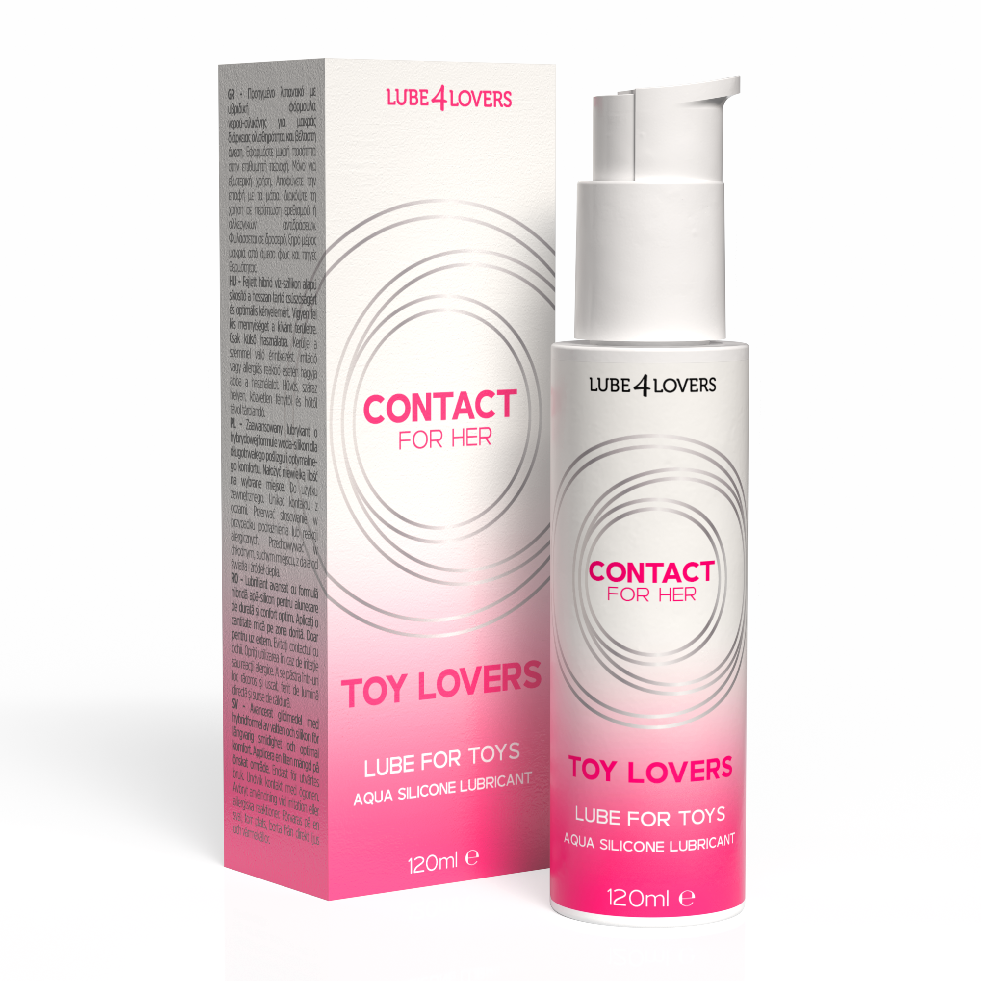 lubrificante per sex toys 120ml lube4lovers