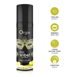 vibratore liquido dual vibe lemon gin and tonic 15ml orgie