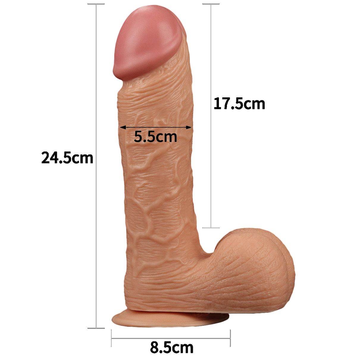 dildo realistico king misure
