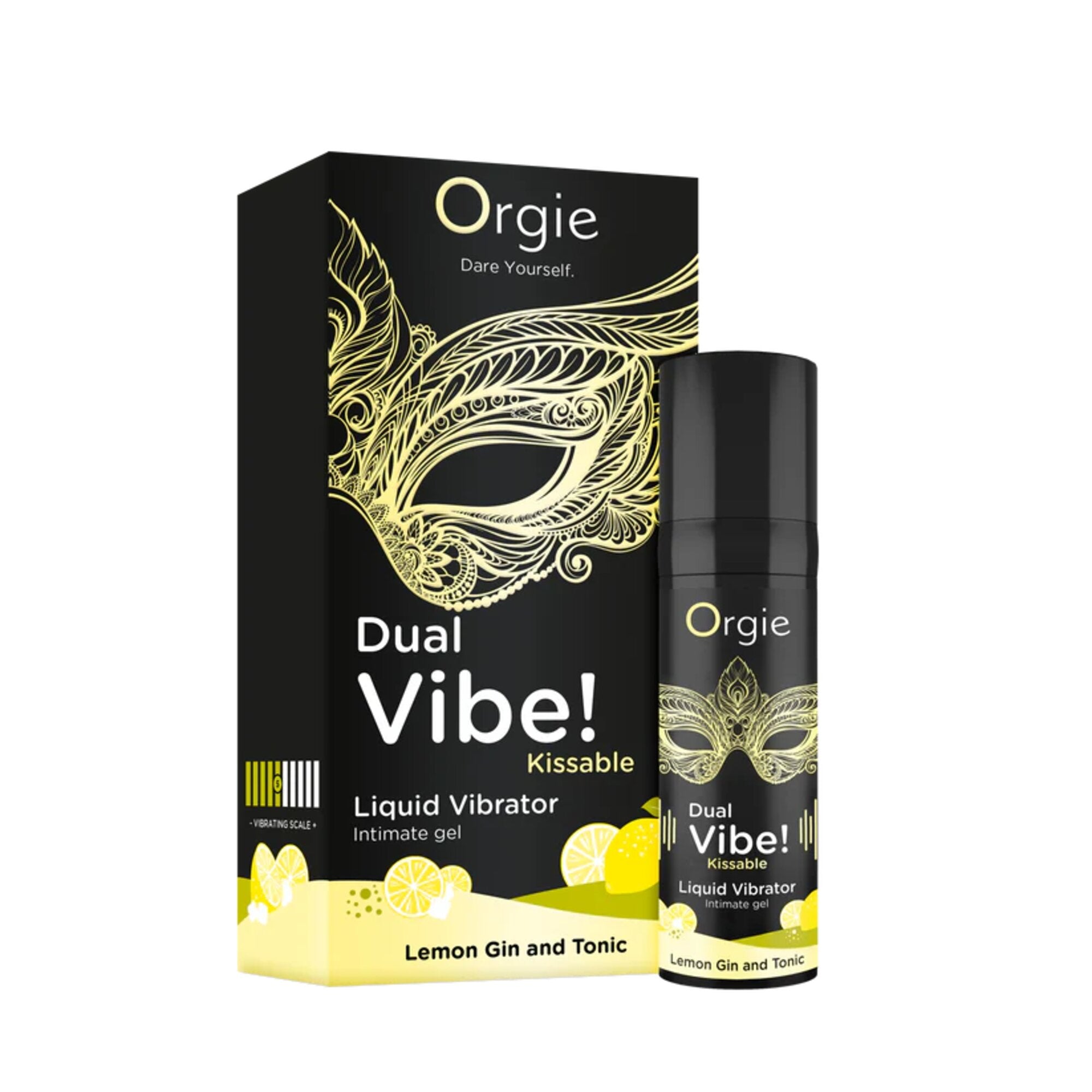 vibratore liquido dual vibe lemon gin and tonic 15ml orgie