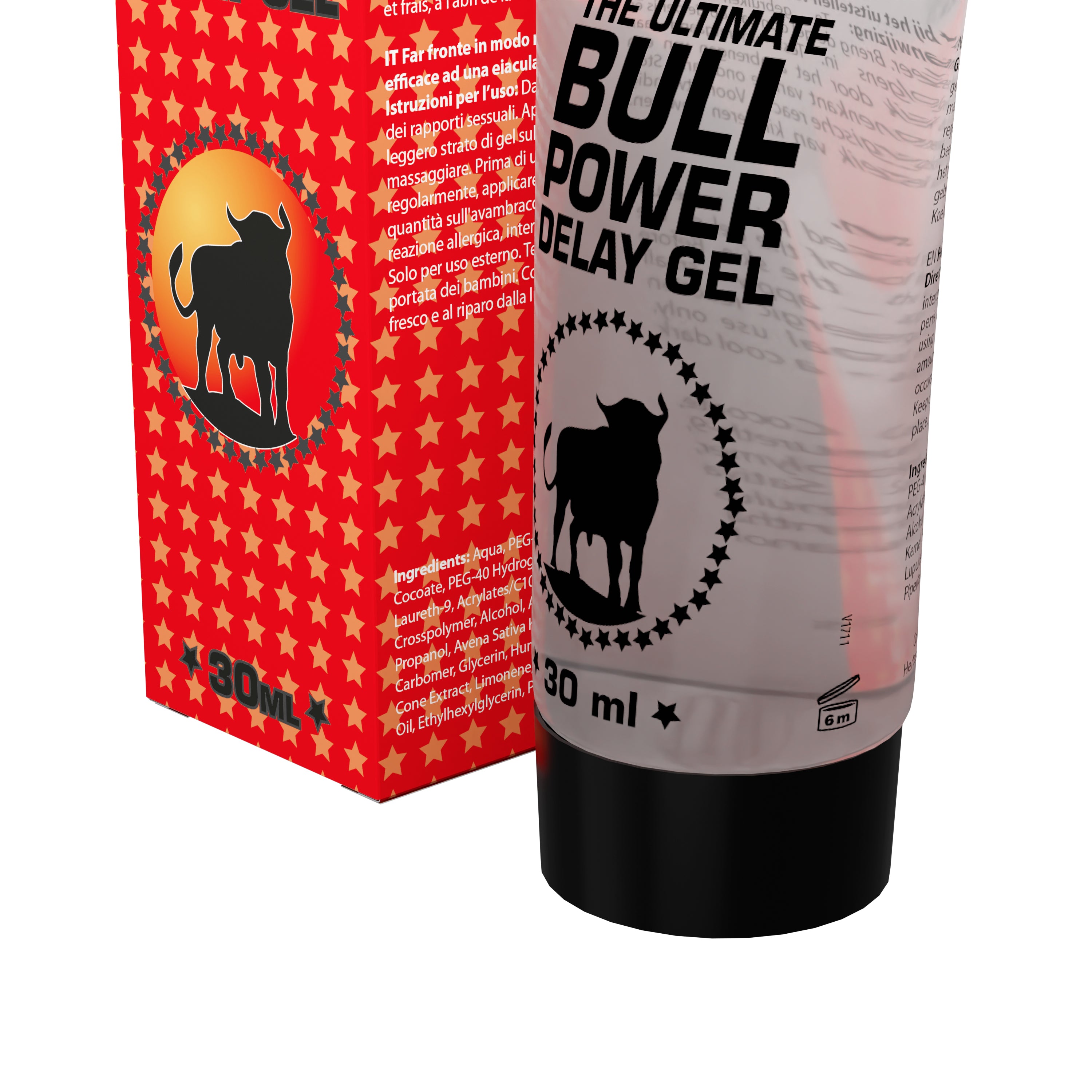 gel ritardante uomo bull power 30ml cobeco