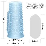 guaina fallica vibrante drip celeste lovetoy misure