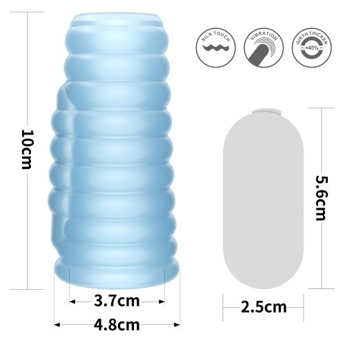 guaina fallica vibrante wave celeste lovetoy misure