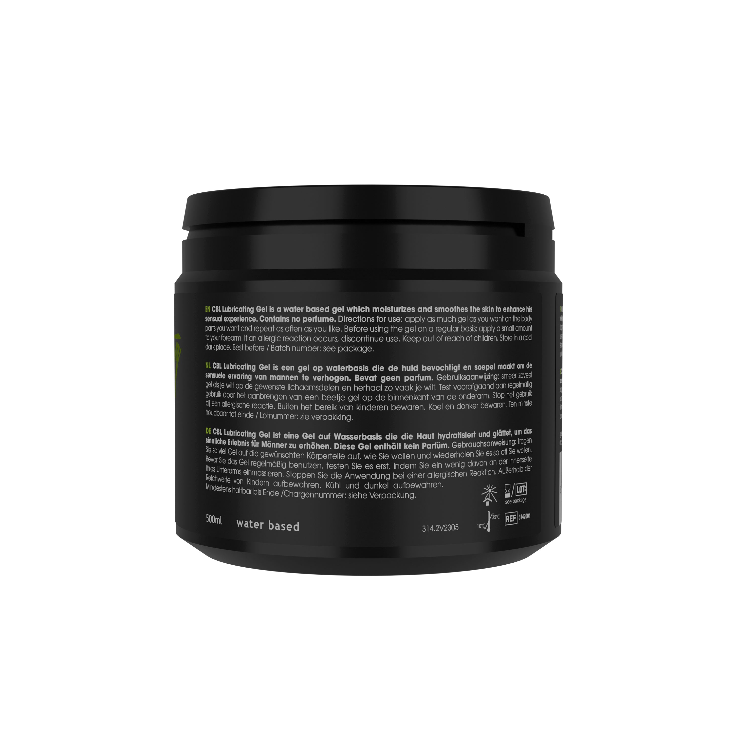 lubrificante anale gel fists 500ml cobeco