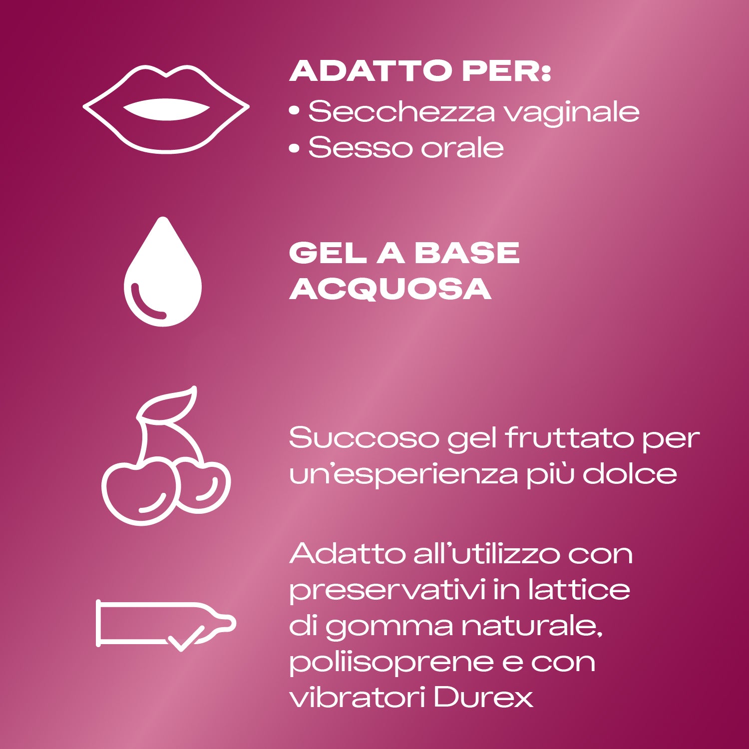 lubrificante durex ciliegia 50ml