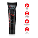 lubrificante vaginale fragola flavor 100ml orgie