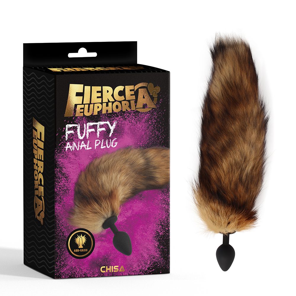 plug anale con coda furry fox chisa scatola