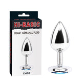 plug anale heart gem chisa scatola