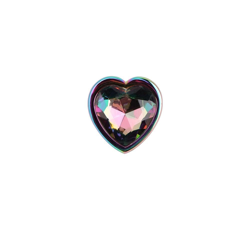 plug anale rainbow heart chisa