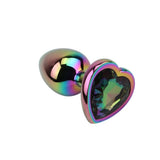 plug anale rainbow heart chisa